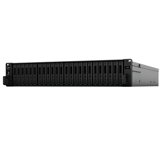 Servidor All-Flash Synology FlashStation FS6400 | 24 Bahías SAS-SATA | Dual Intel Xeon Silver 4110 | 32GB DDR4 ECC RDIMM | 10GbE | Escalable hasta 72 Unidades.