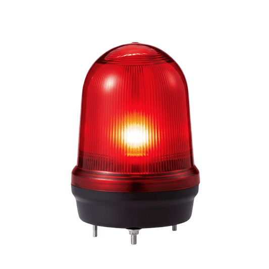 LED con patrones fijo/intermitente, estroboscópico y simulación rotatorio, Color Rojo de 12-24 VCD