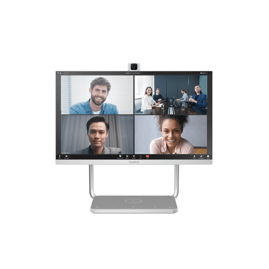 Sistema de Videoconferencia Todo en Uno DeskVision A24 de Yealink con cámara 4K y pantalla táctil de 24”