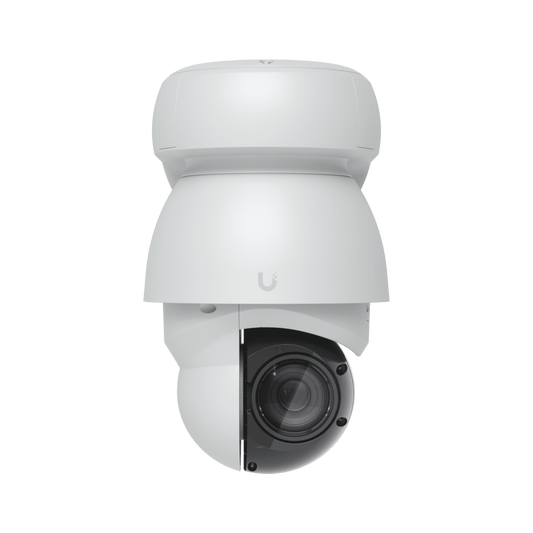 Cámara UniFi PTZ AI Industrial / 4K (8MPX) / Zoom Óptico 22x / Visión Nocturna IR 100 m / Reconocimiento Facial y Placas / IP66 para exterior / Movimiento 360° / PoE++
