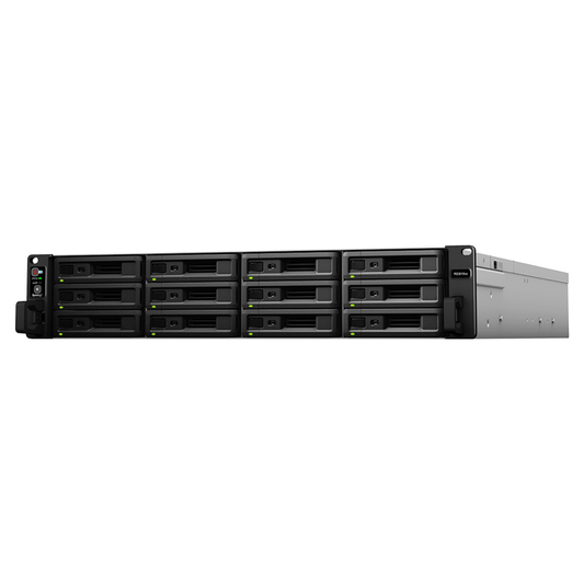 RackStation RS3618xs | Almacenamiento Empresarial | CPU Intel Xeon D-1521 | 12 Bahías | Escalable a 36 Bahías | 8GB DDR4 ECC | 10GbE | Compatibilidad con Virtualización .