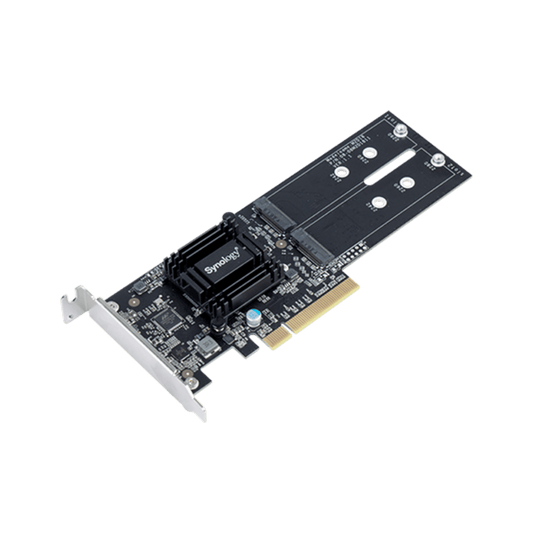 Tarjeta de Expansión M2D18 | PCIe 2.0 x8 | Compatible con NVMe y SATA SSD | 2 Ranuras M-key | Perfil Bajo y Altura Completa | Garantía de 3 Años.
