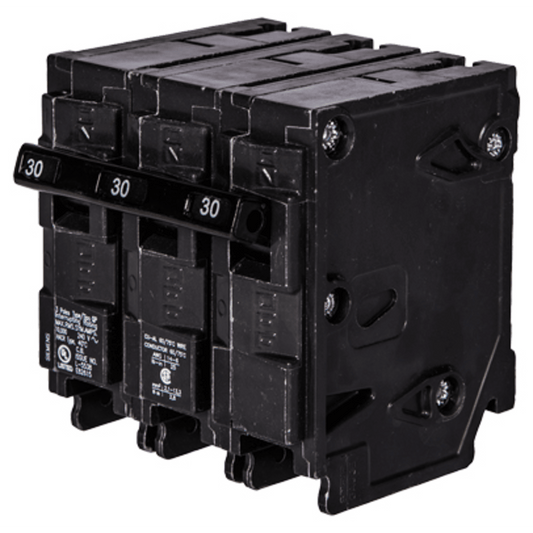 Interruptor automático enchufable tipo QP 3 polos, 20 amp