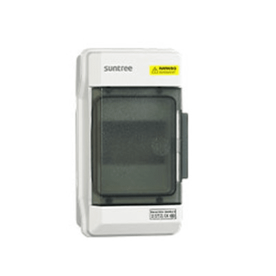 Gabinete Plástico Para Exterior Ip65 Para Riel Din 4 Espacios.