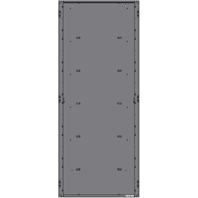 Caja Trasera Para Gabinete De Panel De Alarma Contra Incendio / Cinco Niveles / Acero Calibre 16 / 25.41 X 58.96 X 5.50 Pulgadas (64.5 X 149.8 X 14 Cm) / Compatible Con Baterías 26 Ah