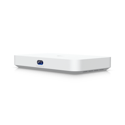 UCG Fiber Cloud Gateway de 10G de Escritorio con Switch Integrado de 4 Puertos 2.5 GbE y 1 Puerto 10G SFP+, Compatibilidad Total con Full Stack UniFi