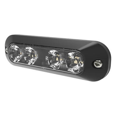 Luz Perimetral / 4 Leds Ultra Brillantes / 30 Patrones / 12-24 Vcc / 4.7 X 0.8 X 1.4 In / Azul