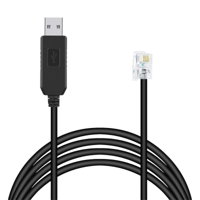 Cable Serial / Rj-9 A Usb-a / 200 Cm (6.6 Ft) / Negro