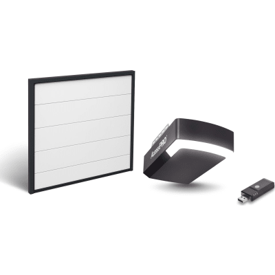 Kit Completo Incluye /puerta D/ Garage / Apdoorl 16x9 Pies / Lisa Linea Central / Color Blanco / Insulada / Interfase Accesswifi / Extension Accessextrailc /motor Fs1000m / 1/2hp / Fuerte/silencioso/luz Led/motor Dc .