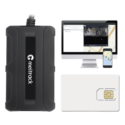 Kit De Rastreador Vehicular (gps) Ip67 Ideal Para Motocicletas Y Vehiculos Con Conectividad 2g Y 4g/licencia Anual De Epcomgpscode Y Sim Anual Sim600mb1y
