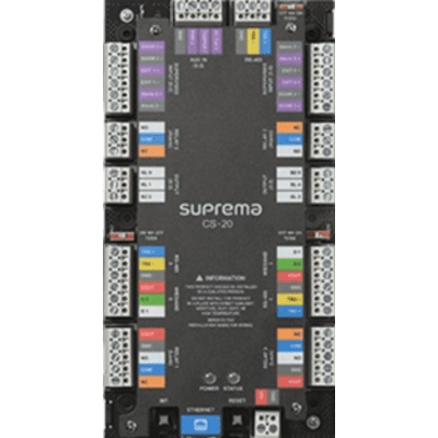Corestation (cs20p) Panel De Control De Acceso /para 2 Puertas / Poe / 2 Entradas Wiegand / Conexion Lectores Esclavos Por Rs485