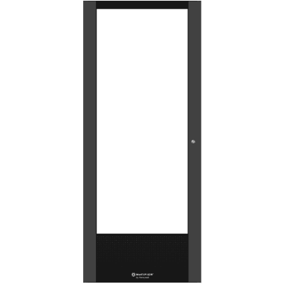 Puerta Con Ventana Para Gabinete / Acero Calibre 16 / Cinco Niveles / Apertura 120° / Cerradura Con Llave / Certificación Ul Y Fm