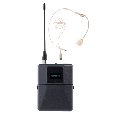 Headset Microfono Digital Inalámbrico Ep-59s / Banda U 540-690 Mhz / Tecnología Digital Pi/4-dqpsk / Transmisión Estable Antinterferencias / Autonomía 10 Horas / Display Oled / Potencia Ajustable Hasta 10 Dbm