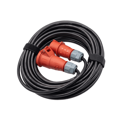 Cable A 4 Hilos Para Polipastos Electricos | Conectores Hembra Y Macho | 20 Metros