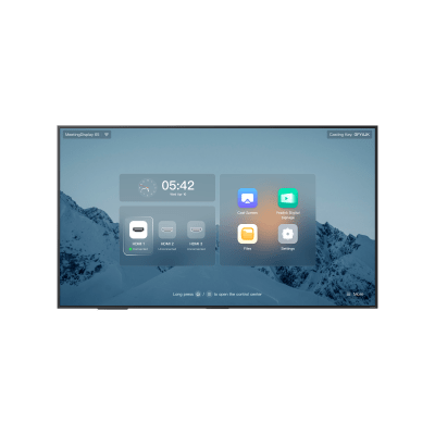 Pantalla Profesional Yealink De 65" Md-65 Para Salas De Juntas, Con Integración A Meetingbars Y Control Inteligente