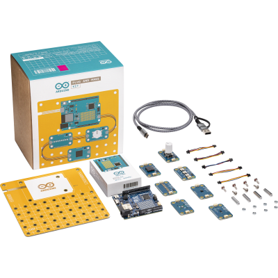 Kit Arduino Plug And Make / Uno R4 Wifi 48 Mhz / 7 Modulino Nodes I2c Qwiic / Cloud Iot / Educación Maker / Solder-free