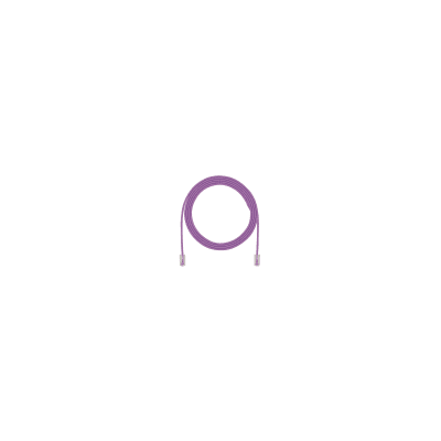 Cable de Parcheo UTP Cat6A, CM/LSZH, Diámetro Reducido (28AWG), Color Violeta, 1 ft