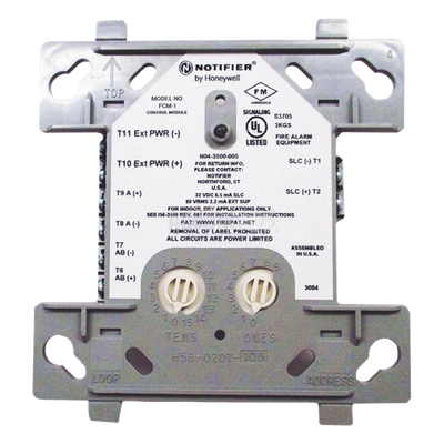 Módulo De Control Direccionable / Circuito Nac 24 Vdc O Audio 70.7 Vrms / Protocolo Flashscan / Direccionamiento 01-159 / Clase A O B