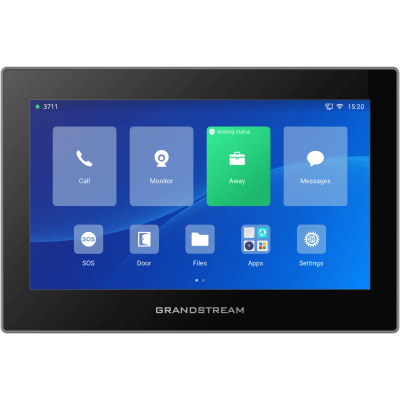 Estación de Intercomunicación SIP con Wi-Fi 6, Bluetooth y Control Total para Agendamiento de Salas y Edificios Inteligentes (Color Negro)