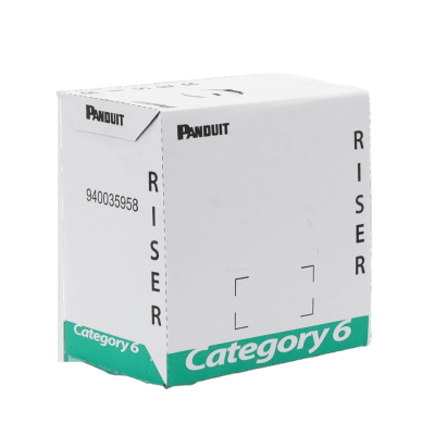 Bobina De Cable Utp, Categoría 6 De Alto Rendimiento (+350 Mhz),  23 Awg, Pvc (cmr, Riser), Bobina De 305 M, Color Azul