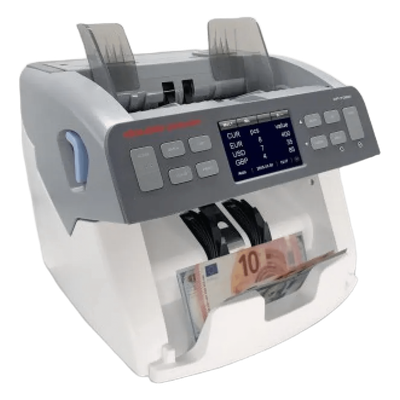 Contadora Valoradora De Billetes / 3 Divisas Simultáneas / Doble Cis + Mg + Ir + Uv / Pantalla Táctil 3.5" / 800 Bpm / Lectura De Números De Serie