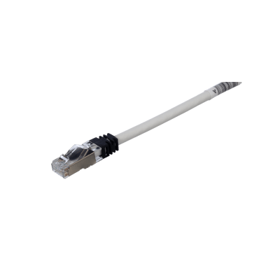 Patch Cord Cat6a, Blindado S/ftp, Cm/ls0h, 10 Metros, Color Gris