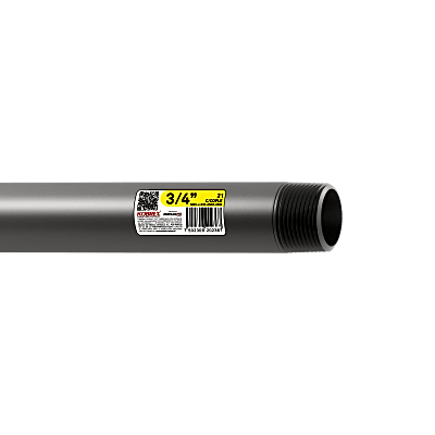 Tubo Conduit Pared Gruesa De Acero Galvanizado De 1 1/2" / Recubrimiento Zinc Interior Y Exterior / Inmersión En Caliente / Etiqueta Amarilla/ Nmx-j-535-ance.