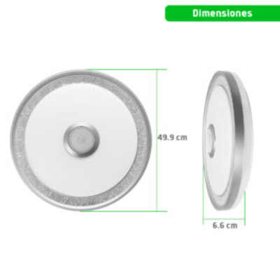 Luminario Led De 40w / 3000 Lúmenes / Ø 490mm X 66mm / Voltaje 85-265v / Temperatura Fría 6500k / Conexión Bluetooth / App Ilink.