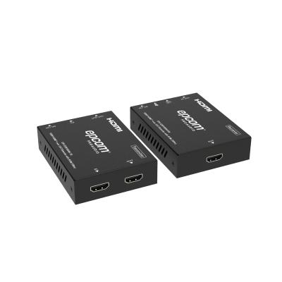 Extensor Hdmi | Soporta Kvm | Transmisión Hasta 100 M | Cable Cat6 |  1080p@60hz | Copia Edid Automática | Sin Compresión Ni Retraso | Poc