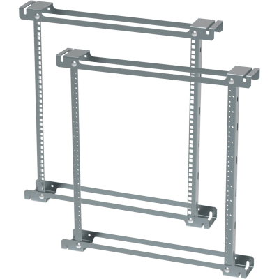Ángulos De Rack Protek / 12u / 19 Pulgadas / Orificios Roscados (tapped) / Acero / Zinc Plated / 533 Mm (21 In) / Eia-310