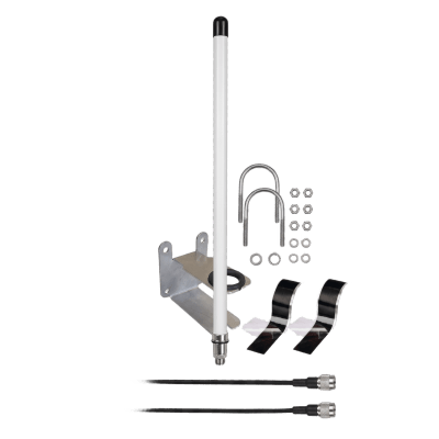 Antena Lora / 6 Dbi / 863-928 Mhz / Dipolo Colineal / Ip67 / Viento 240 Km/h (150 Mph) / Cable 1 M (3.28 Ft)