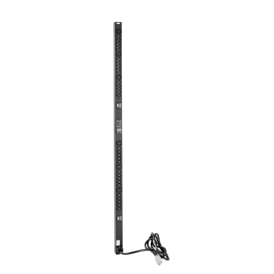 Pdu Vertical Para Rack Con 18 Tomas Nema 5-15r, 15a, 1.22 M (48 In) De Altura, Acero Color Negro