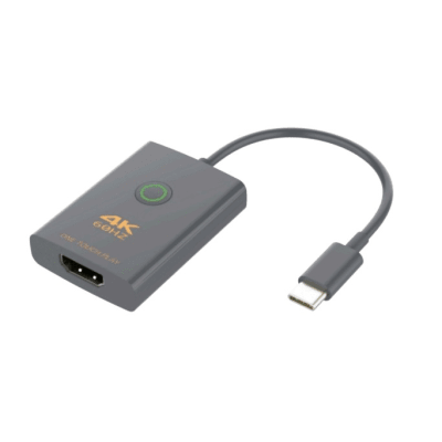 Adaptador Usb-c A Hdmi Con Seguridad De Un Clic | Resolución 4k Ultra Hd 60hz | Hdmi 2.0b 18 Gbps | Dp 1.2a | Silenciamiento De Video Instantáneo | Protección Esd ±8kv | Audio 7.1 Canales | Compatibilidad Universal