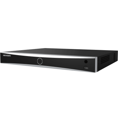 [acuseek] Nvr 12 Megapixel (4k) / 32 Canales Ip / 16 Puertos Poe+ / Recocimiento Facial / Acusense (evita Falsas Alarmas) / 2 Bahías De Disco Duro / Hdmi En 4k / Alarmas I/o / 300 Metros Poe Modo Extendido