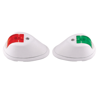 Led Navegación Uscg 2 Millas Náuticas (2 Nm) / Certificado Uscg / Para Embarcaciones A Motor < 20 M (65.6 Ft) / Material Bronce O Polímero / 12v Led 4.8w / Bajo Calor Y Larga Vida