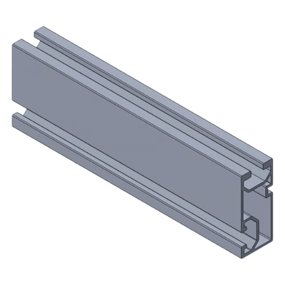 Basel N Rail 4.72 /riel De Aluminio Para Montaje De Modulos Fotovoltaicos / Aluminio Serie 6000 / 3.74 Kg Por Pieza / Compatible Con Techos Planos E Inclinados