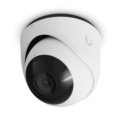 Cámara De Seguridad Turret Color Blanco / Alimentación Poe/ Resistente A Manipulaciones Ik04/ Sensor De Imagen 1/1.8" 8mp/ Ajuste Manual 3 Ejes