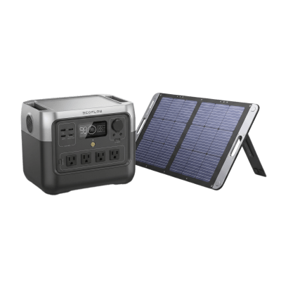 Kit De Energía Portátil / Estación 768 Wh / Salida Ac 800 W (1600 W X-boost) / Panel Solar 200 W / Batería Lifepo4 / Ip67