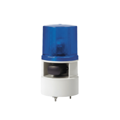 Luces De Advertencia Color Azul Con Sirena Incorporada Con 5 Tonos Máx. 105 Db En 12-24 Vcd