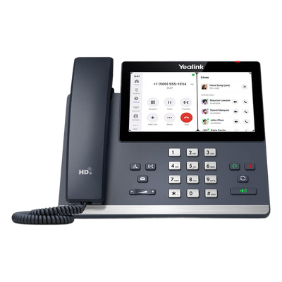 Telefono Ip Mp56-e2-zoom De Yealink Con Integración Nativa Para Zoom, Pantalla De 5" Y Audio Hd Con Cancelación Avanzada De Ruido