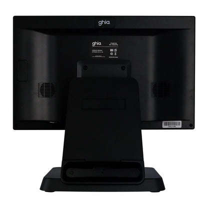Terminal Punto De Venta Ghia Gpos315a / All In One / Touch Screen / 15.6 Pulgadas / Capacitiva / Intel Celeron J4125, Quad Core, 2 Ghz / Ram 4 Gb / Rom 128 Gb / Vga, Com, Usb X 4 / Windows 11 / Negro