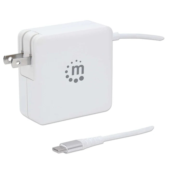 Cargador/manhattan/180245/cargador De EnergÍa Pd Con Cable Usb-c Integrado  60 W
