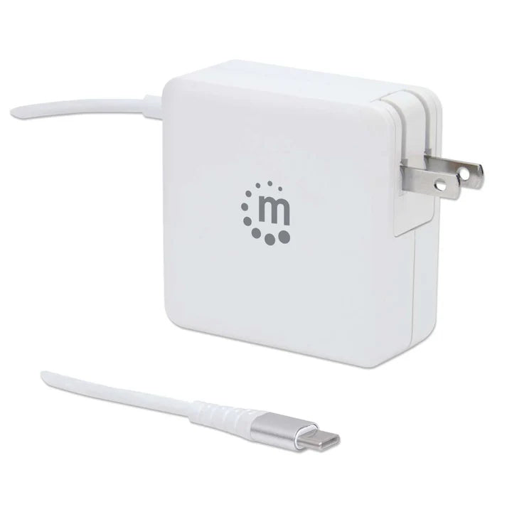 Cargador/manhattan/180245/cargador De EnergÍa Pd Con Cable Usb-c Integrado  60 W