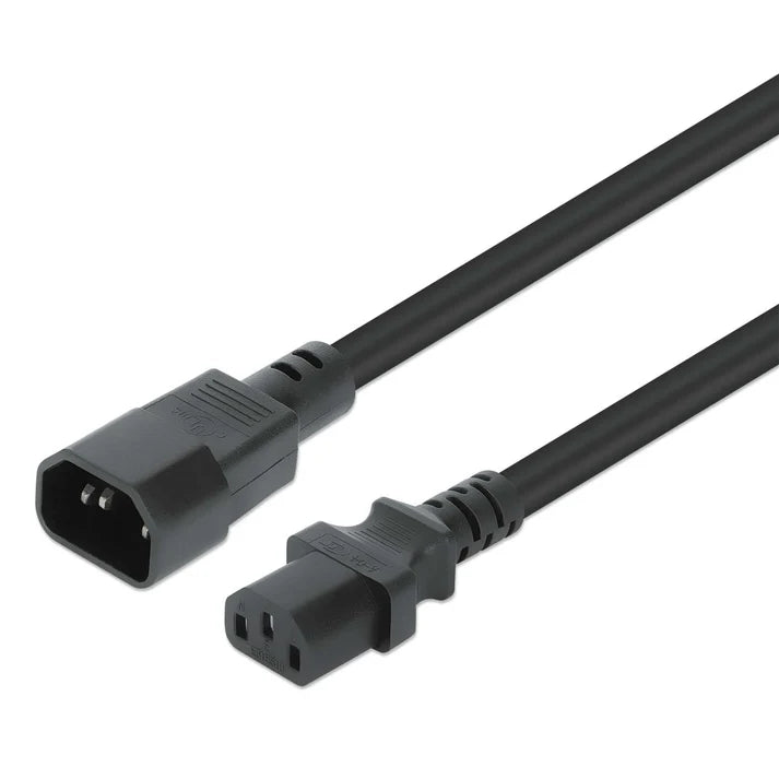Cable Corriente,manhattan,301152, Monitor A Cpu, 1.8m