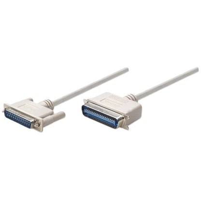 Cable Impresora,manhattan,303033, Bitronics  1.8m,db25 A Centronics 36 1.8m Macho-macho
