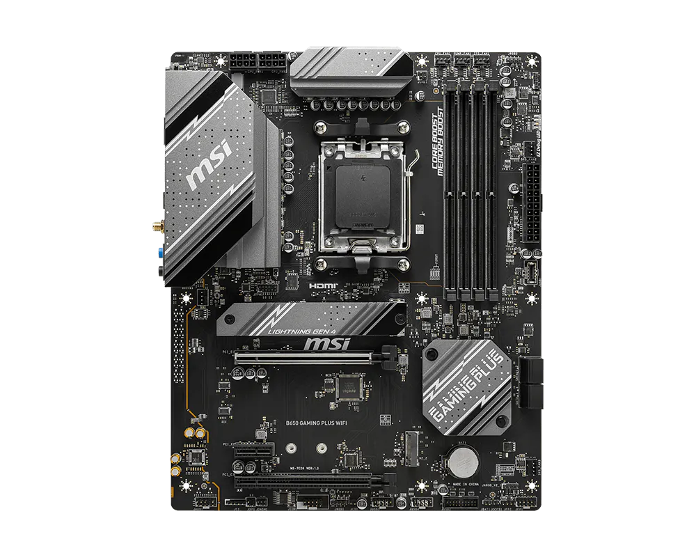 Mb Msi B650 Amd S-am5 Ddr5 Pcie 4.0/hdmi/4xusb 2.0/m.2/atx/gama Media /gamer/rgb