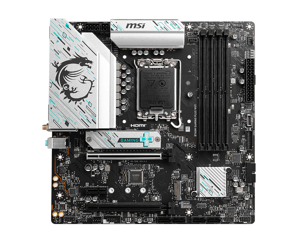 Mb Msi B760 Intel S-1700 14a/13a/12a Gen/4x Ddr5 3800/2xdp/2hdmi/m.2/4x Usb3.2/usb-c/atx/gama Media/rgb Gamer