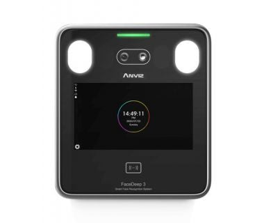 Control De Acceso / Anviz / Facedeep3 / Rostro Con Deteccion De Mascarilla / Rfid / Wifi / Lan / Crosschex Cloud / 6,000 Usuarios