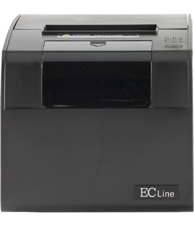 Miniprinter Ec Line Ec-pm-80250, Negro, Termica, 80 Mm, Usb, Serial, Ethernet (red), Rj11, Corte Automatico, 250 Mm/seg