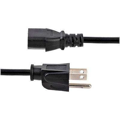 Cable De 6m De Alimentacion De Computadora, Nema 5-15p A C13, 10a 125v, 18awg, Cable De Repuesto Para Impresora - Startech.com Mod. Pxt10120